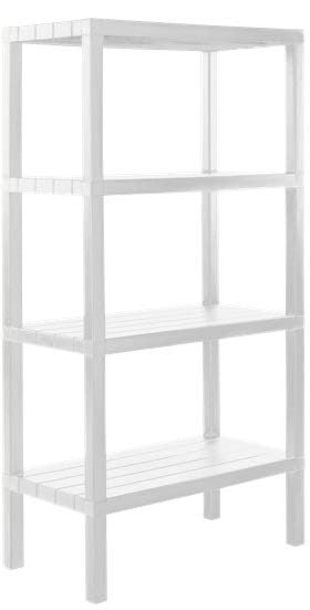 Megabox Large Utility Shelf 4 Layers in Off White
