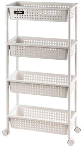 Megabox Tray Cart 150 4 Layer in Beige Gray