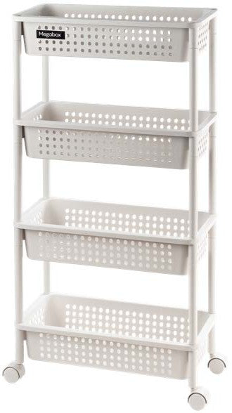 Megabox Tray Cart 215 3 Layer in Beige Gray