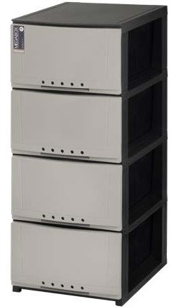 Megabox Slim Drawer 4 Layer in Beige