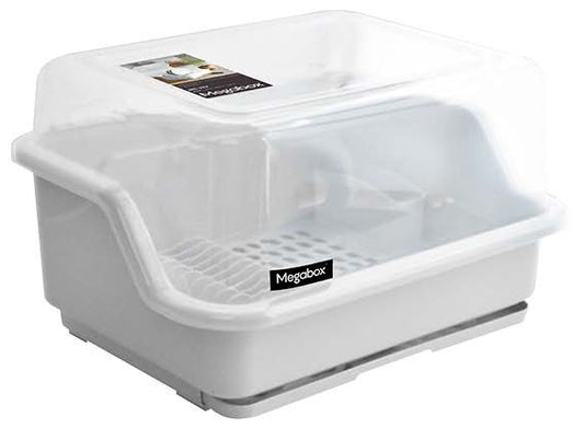 Megabox Dish Drainer Big in White