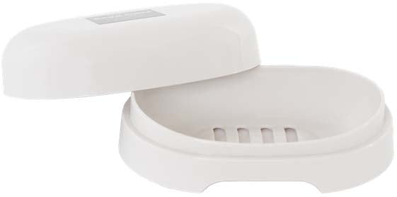 Megabox Soap Case with Cover in Off White