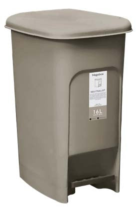 Megabox Neutralist Slim Step Bin 16L