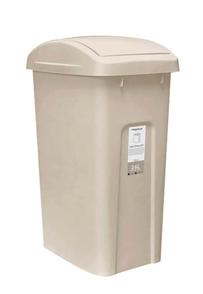 Megabox Neutralist Swing Bin 26L in Beige