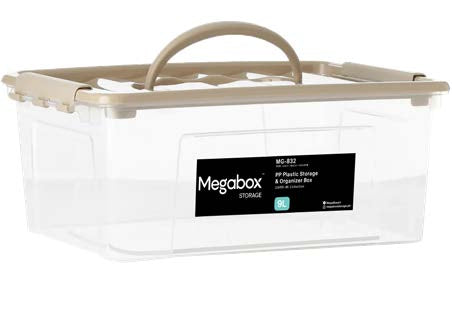 Megabox Carri-Mi Series 9L with Handle in Transparent Mocha