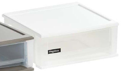 Megabox Single Drawer in White