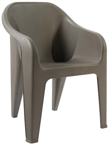 Megabox Oslo Chair with Arm Rest in Ash Gray