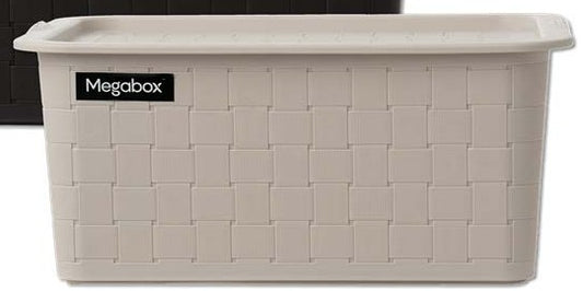 Megabox Boho Series Storage Large Small (16l) Rattan in Beige